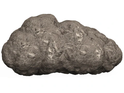 Game Ready Mud Rock 08 3D Model