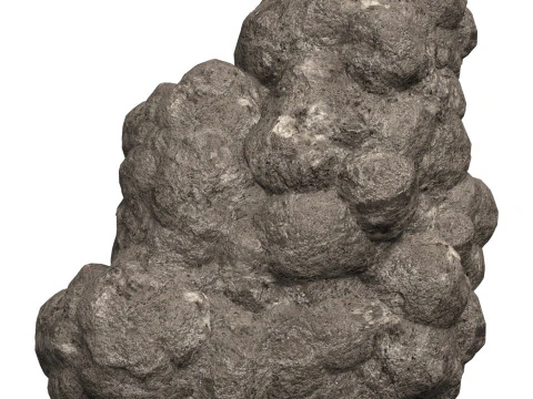Game-ready Mud Rock 09 3D Model