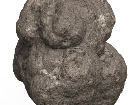 Game Ready Mud Rock 10 3D Model