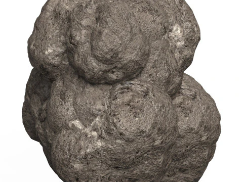 Game Ready Mud Rock 10 3D Model