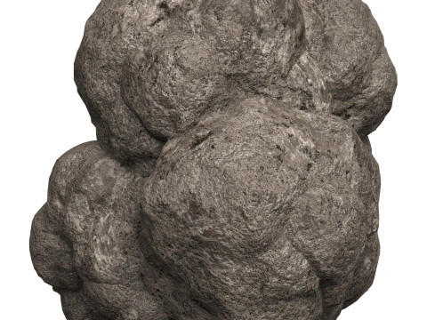 Game Ready Mud Rock 10 3D Model