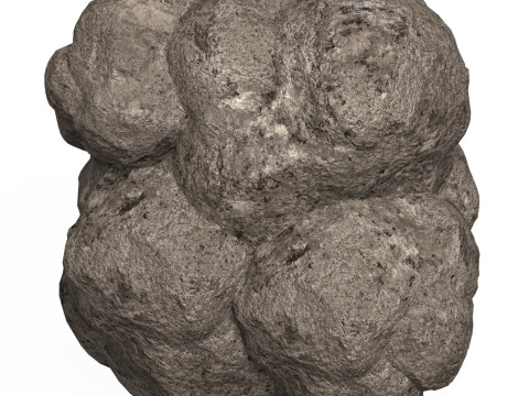 Game Ready Mud Rock 10 3D Model