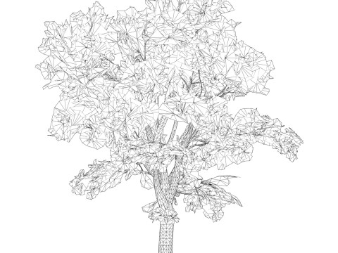 Game Ready Tree 46 3D 模型