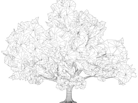 Game Ready Tree 48 3D Model
