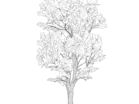 Game Ready Tree 49 3D Model