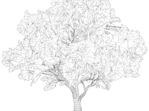 Game Ready Tree 50 3D Model