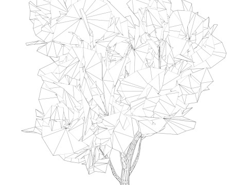 Game Ready Tree 52 3D 模型