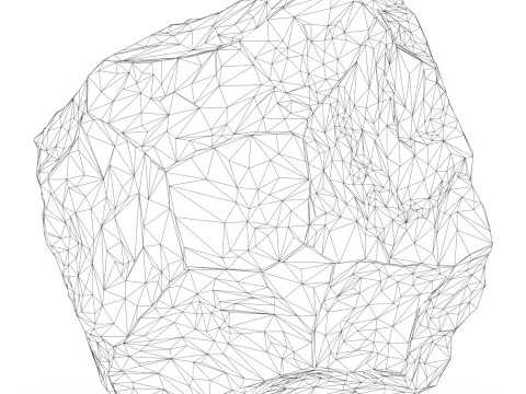 Roccia di montagna 14 Modello 3D