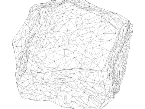 마운틴 록 16 3D 모델