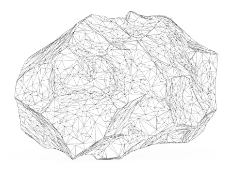 山石21 3D 模型