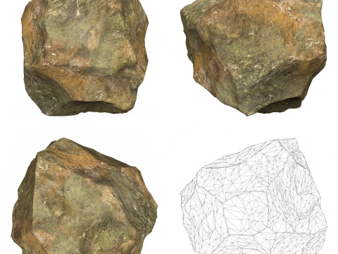 10 Mountain Rock Collection 3D Model