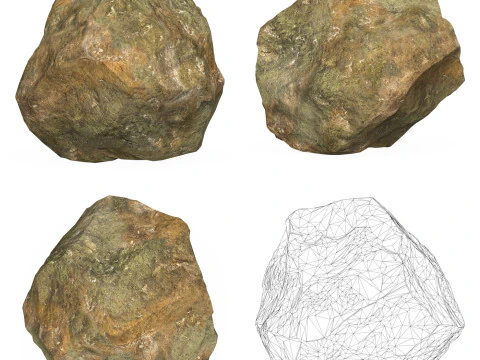 10 Mountain Rock Collection 3D Model