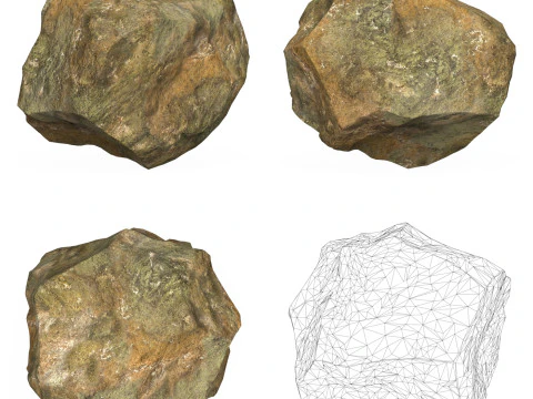 10 Mountain Rock Collection 3D Model