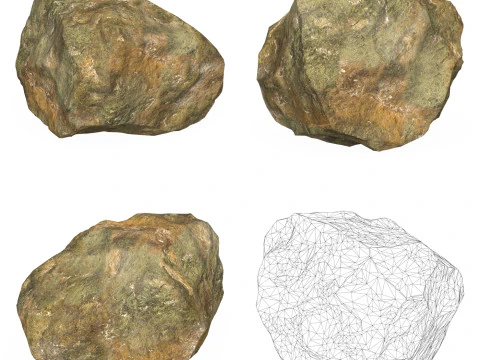 10 Mountain Rock Collection 3D Model