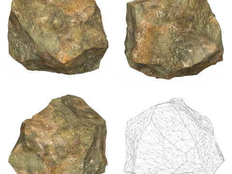 10 Mountain Rock Collection 3Dモデル