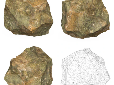 10 Mountain Rock Collection 3D Model