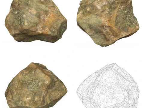 10 Mountain Rock Collection 3D Model