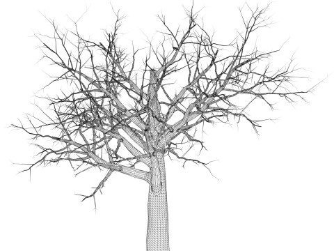 Game Ready Dead Tree 08 3D 模型