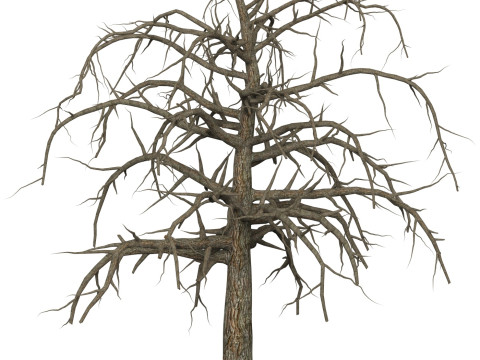 Game Ready Dead Tree 09 Modelo 3D