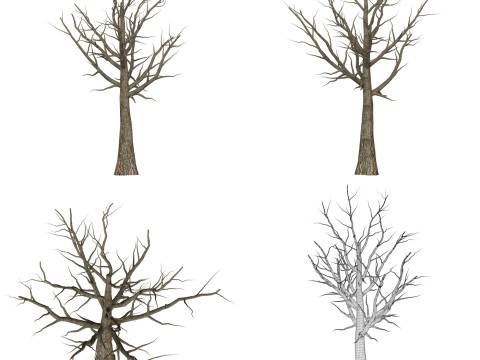 Game Ready Dead Tree Collection Modelo 3D