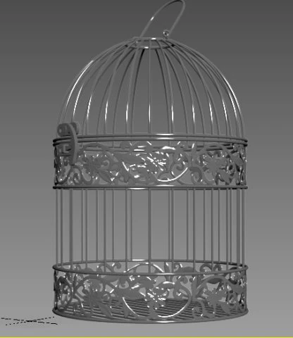 birdcage 3D Model .c4d .max .obj .3ds .fbx .stl .blend