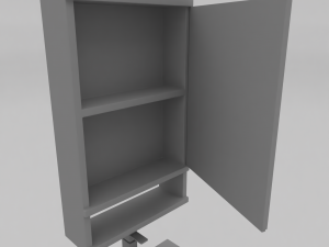 wash basin - sink with shelving Modèle 3D