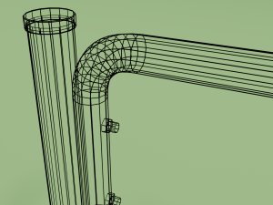 road barrier Model 3D