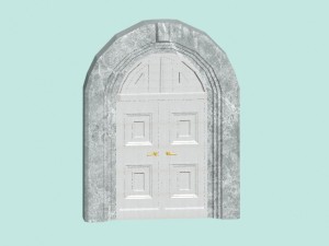 white door 3D Модель
