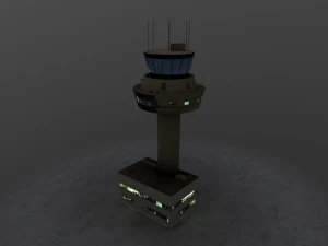 control tower 3D Model