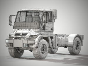 mercedes benz unimog u500 3D Model