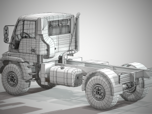 mercedes benz unimog u500 3D Model