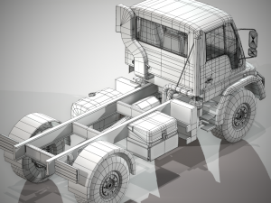 mercedes benz unimog u500 3D Model