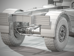 mercedes benz unimog u500 3D Model