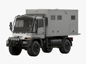 motorhome mb unimog u500 3D Model