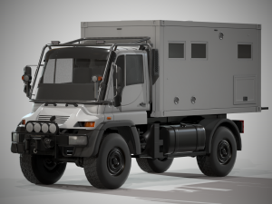 motorhome mb unimog u500 3Dモデル