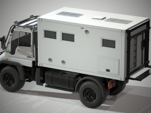 motorhome mb unimog u500 3Dモデル