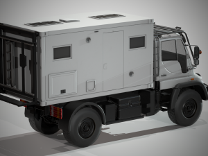 motorhome mb unimog u500 3Dモデル