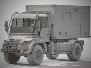motorhome mb unimog u500 3Dモデル
