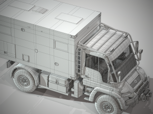 motorhome mb unimog u500 3Dモデル