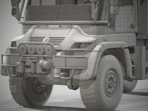 motorhome mb unimog u500 3Dモデル