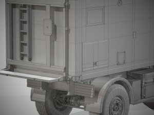 motorhome mb unimog u500 3Dモデル