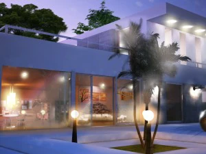 современный дом 3D Модель