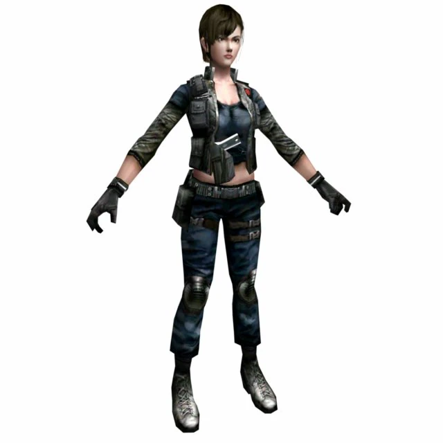 r1 army soldier girl 3D Model .c4d .max .obj .3ds .fbx .stl .blend 