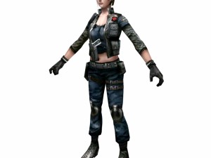 r1 army soldier girl Modelo 3D