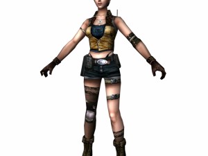 r2 army soldier girl 3D-Modell