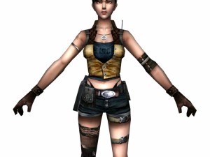 r2 army soldier girl 3D-Modell