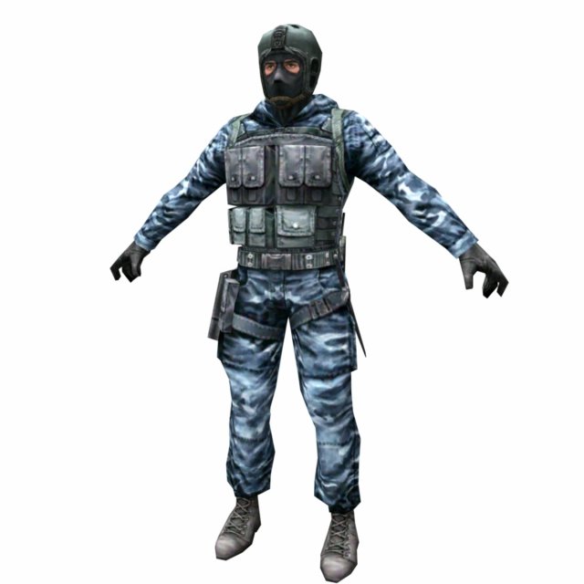 r5 face mask army soldier 3D 模型 .c4d .max .obj .3ds .fbx .stl .blend 