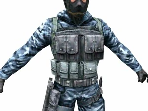 r5 face mask army soldier 3D Model