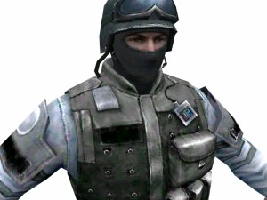 r6 face mask army soldier 3D Model