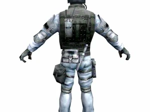 r6 face mask army soldier 3D Model